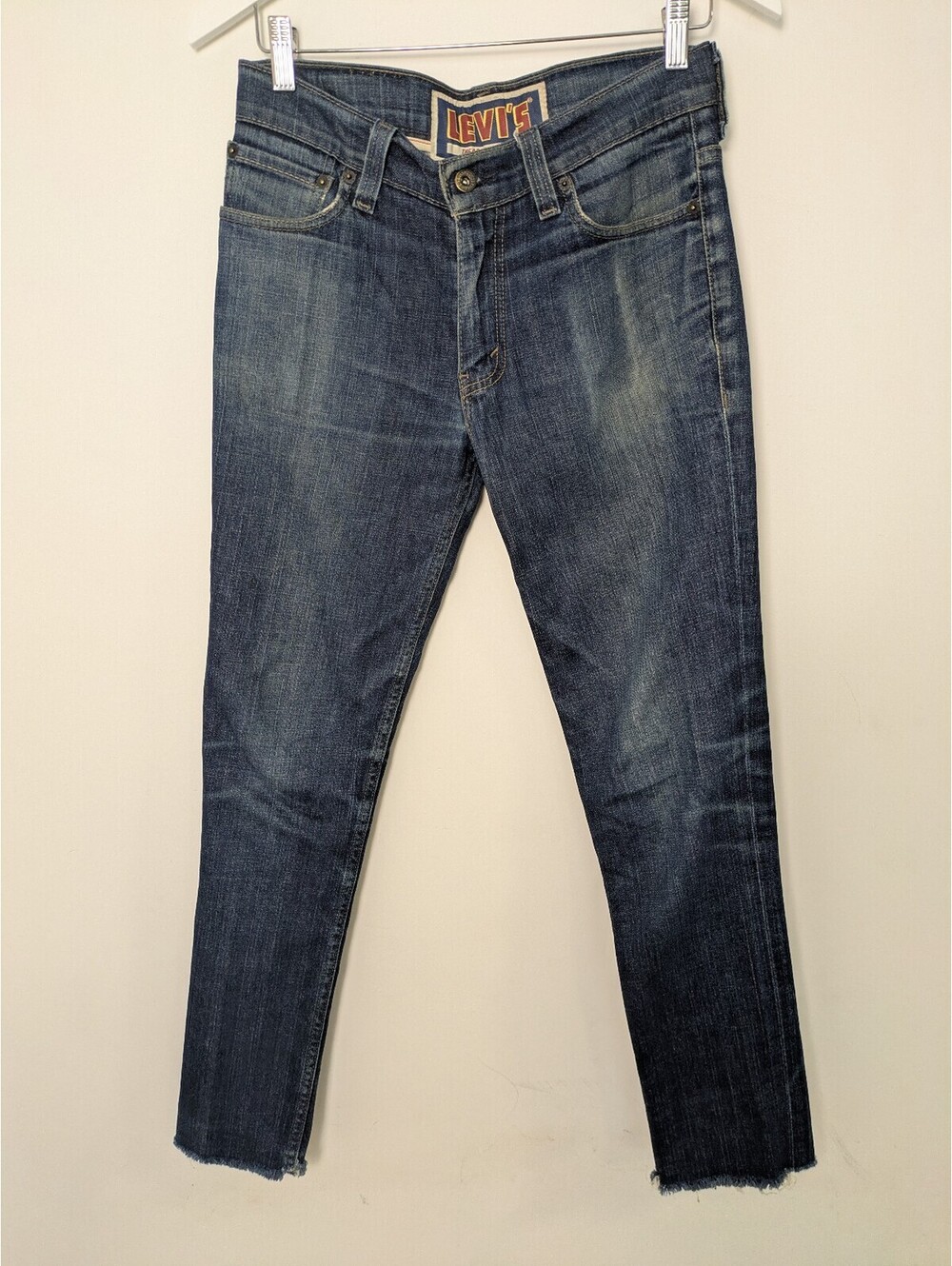 Levi's 510 Men's Super Skinny Raw Hem Medium Wash Denim Jeans – Size W31 L32